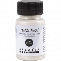Tekstilmaling, halvd&aelig;kkende, sort, 50 ml/ 1 fl.