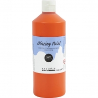 Lasurmaling, mat, transparent, orange, 500 ml/ 1 fl.