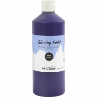 Lasurmaling, mat, transparent, violet, 500 ml/ 1 fl.