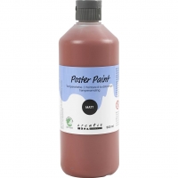Temperamaling, mat, halvd&aelig;kkende, beige, 500 ml/ 1 fl.
