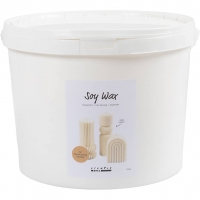 Soyavoks, Til fritstående lys, creme, 5kg/ 1 pk.