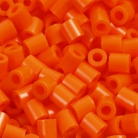 R&oslash;rperler, str. 5x5 mm, hulstr. 2,5 mm, medium, klar orange (32233), 1100 stk./ 1 pk.