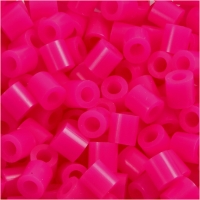Rørperler, str. 5x5 mm, hulstr. 2,5 mm, medium, cerise (32258), 1100stk./ 1 pk.