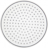 Perleplade, lille rund, medium, str. 9 cm, transparent, 1 stk.