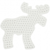 Perleplade, elg, str. 11 cm, 1 stk.