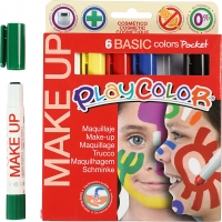 Playcolor Make up, ass. farver, 6x5g/ 1 pk.