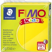 FIMO® Kids ler, gul, 42g/ 1 pk.