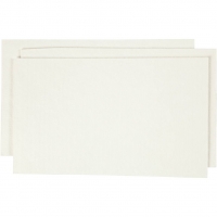 Papirpulp, ark 20x12 cm, råhvid, 100 g/ 1 pk.