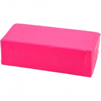 Modellervoks, str. 13x6x4 cm, neon pink, 500g/ 1 pk.