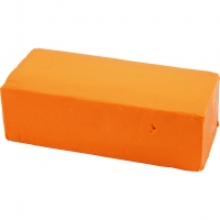 Modellervoks, str. 13x6x4 cm, neon orange, 500g/ 1 pk.