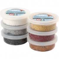 Foam Clay®, metallic, brun harmoni, 6x14 g/ 1 pk.