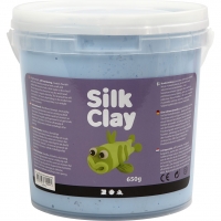 Silk Clay®, neon blå, 650g/ 1 spand
