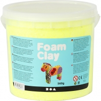 Foam Clay®, neon gul, 560g/ 1 spand