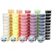 Foam Clay®, ass. farver, 10x10ds./ 1 pk.