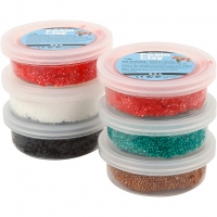 Foam Clay®, julefarver, 6x14g/ 1 pk.