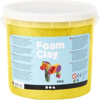 Foam Clay®, metallic, gul, 560 g/ 1 spand