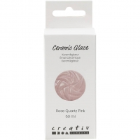 Keramik Glasur, 984-1101 °C, dækkende, Rose, 60 ml/ 1 fl.