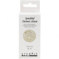 Prikket Keramik Glasur , 999-1060 °C, dækkende, Tusk Tusk, 60 ml/ 1 fl.