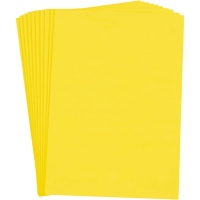 Mosgummi, A4, ark 210x297 mm, tykkelse 2 mm, gul, 10ark/ 1 pk.
