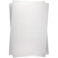 Krympeplast, 20x30 cm, tykkelse 0,3 mm, mat transparent, 100ark/ 1 pk.