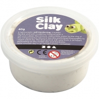 Silk Clay®, hvid, 40g/ 1 ds.