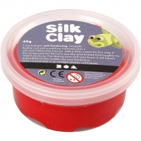 Silk Clay®, rød, 40g/ 1 ds.