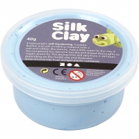 Silk Clay®, neon blå, 40g/ 1 ds.