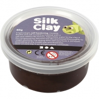Silk Clay®, brun, 40g/ 1 ds.