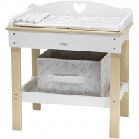 VIGA Dukkepuslebord med badekar, H: 50 cm, L: 54,5 cm, B: 30 cm, 1 stk.