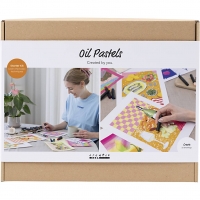 Start DIY Kit Oliepastel, ass. farver, 1 pk.