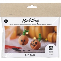 Mini DIY Kit Modellering, Græskar, 1pk./ 1 pk.