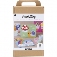 DIY Kit Modellering, Dekorationsplade, 1pk./ 1 pk.