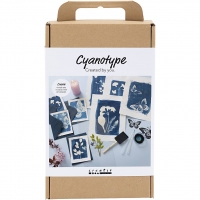 DIY Kit Cyanotypi, blå, 1pk./ 1 pk.