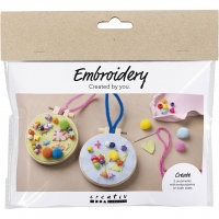 Mini DIY Kit Broderi, Fantasi, 1pk./ 1 pk.