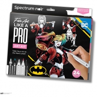 DIY Kit Illustration, Harley Quinn, ass. farver, 1pk./ 1 pk.