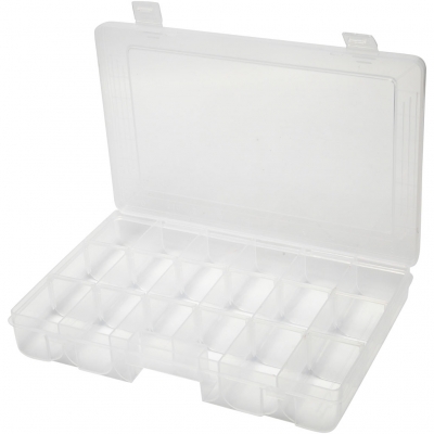 Systemkasse, str. 27x19 cm, hulstr. 5x4,5 cm, 1 stk.