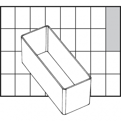 Basisindsats, H: 47 mm, str. 109x39 mm, 1stk./ 1 stk.