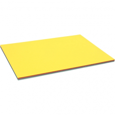Forårskarton, A4, ark 210x297 mm, 180 g, ass. farver, 30ass. ark/ 1 pk.