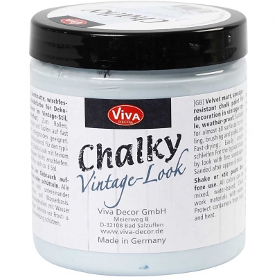 Chalky Vintage Look Maling, light blue (601), 250 ml/ 1 ds.