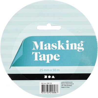 Malertape, B: 25 mm, 50m/ 1 rl.