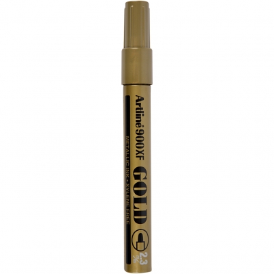 Dekorationstusch, streg 2,3 mm, guld, 1 stk.