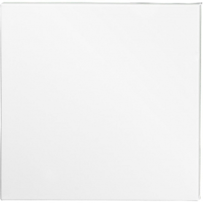 Malerlærred, D: 1.6 cm, str. 50x50 cm, 360 g, hvid, 5 stk./ 1 pk.