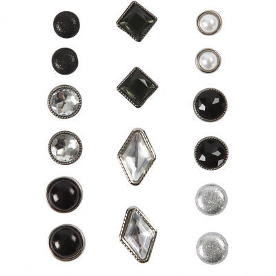 Dekonitter, str. 8-18 mm, sort, 16 stk./ 1 pk.