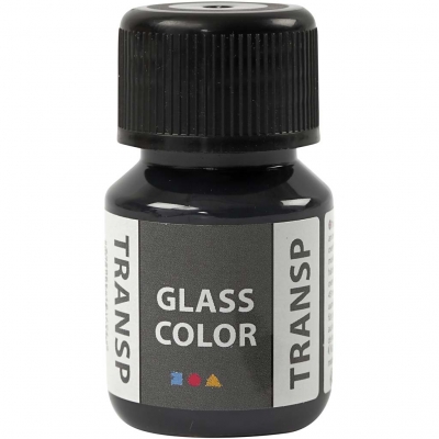 Glass Color Transparent, sort, 30ml/ 1 fl.