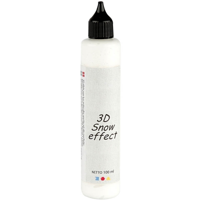 3D Snow effect, hvid, 100ml/ 1 fl.