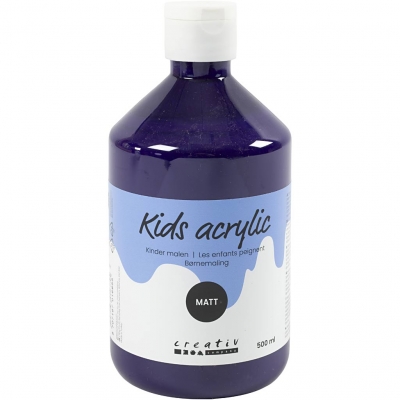 Akrylmaling Mat, violet, 500ml/ 1 fl.