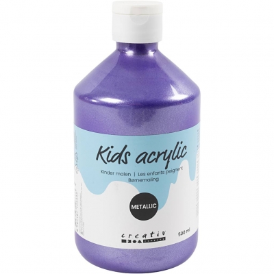 Akrylmaling Metallic, metallic, violet, 500ml/ 1 fl.