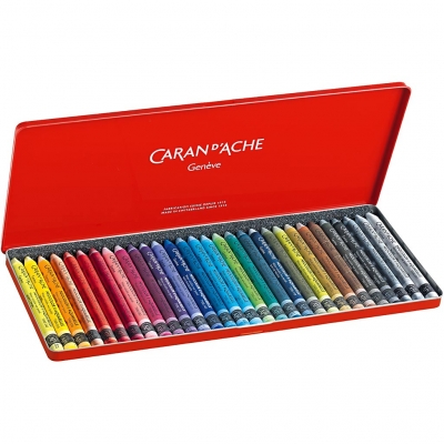 CARAN D’ACHE Neocolor II, L: 10 cm, ass. farver, 30stk./ 1 pk.