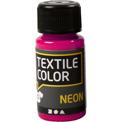 Textile Color, neon pink, 50ml/ 1 fl.