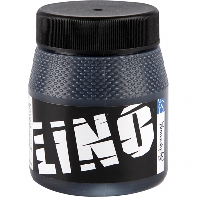 Linoleumssværte, sort, 250ml/ 1 ds.